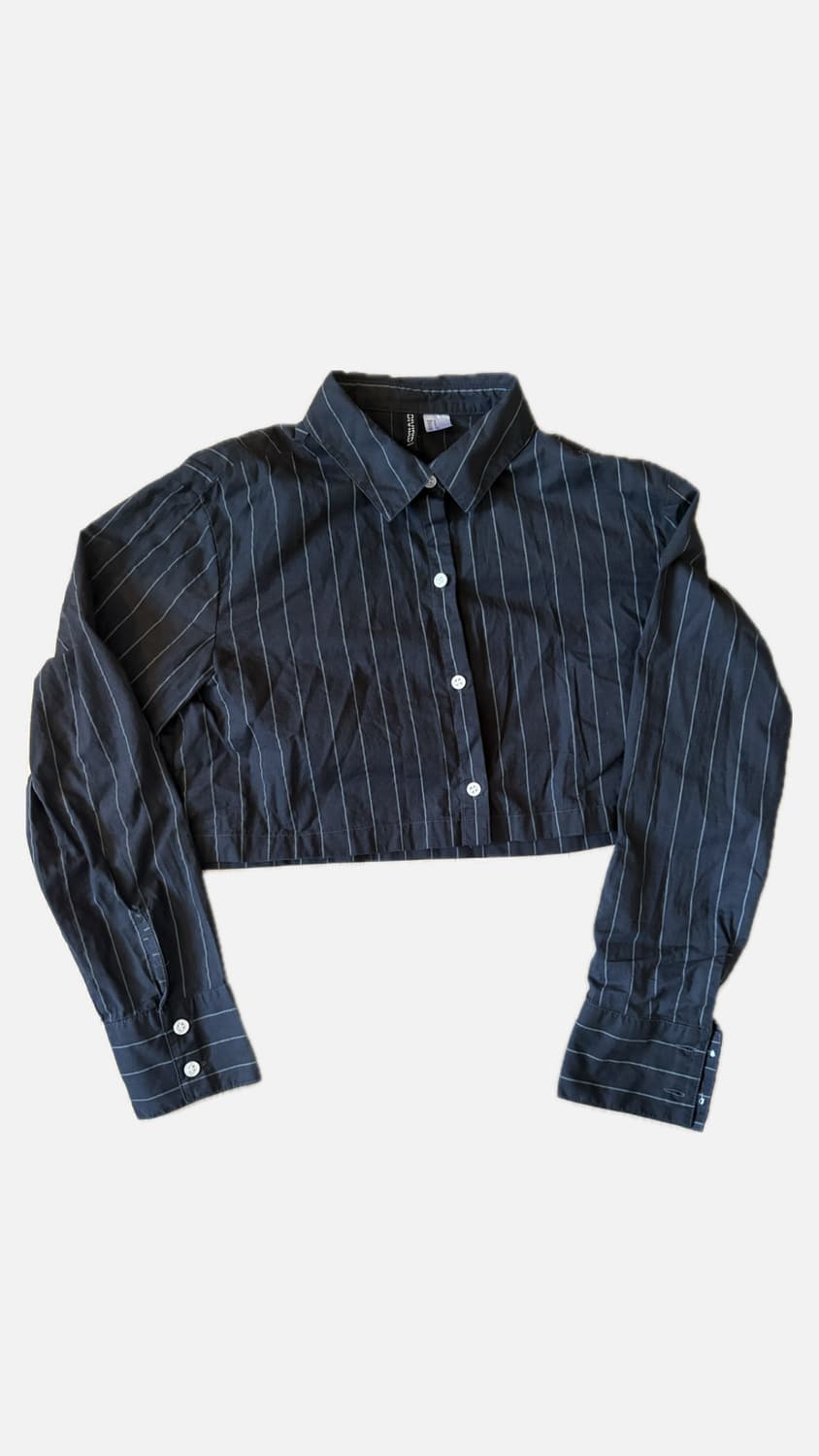 스트라이프 체크셔츠 상품이미지1