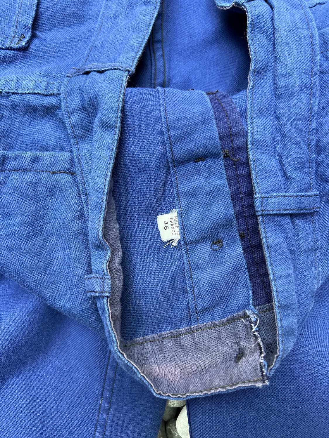 (35인치)OLD VINTAGE WASHING BLUE 프렌치워크팬츠 상품이미지8