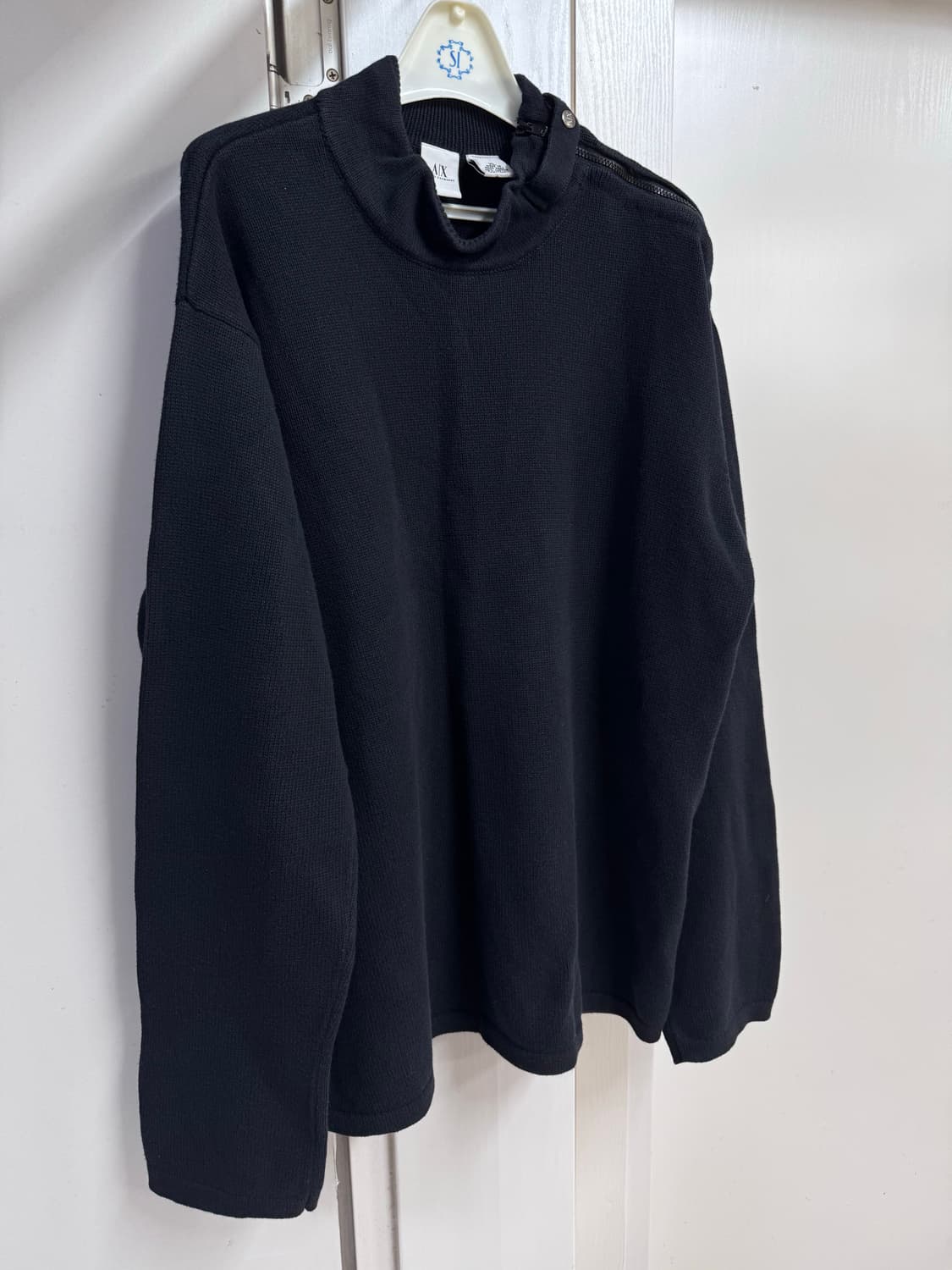 알마니 익스체인지 검정 니트 롱슬리브 상품이미지4