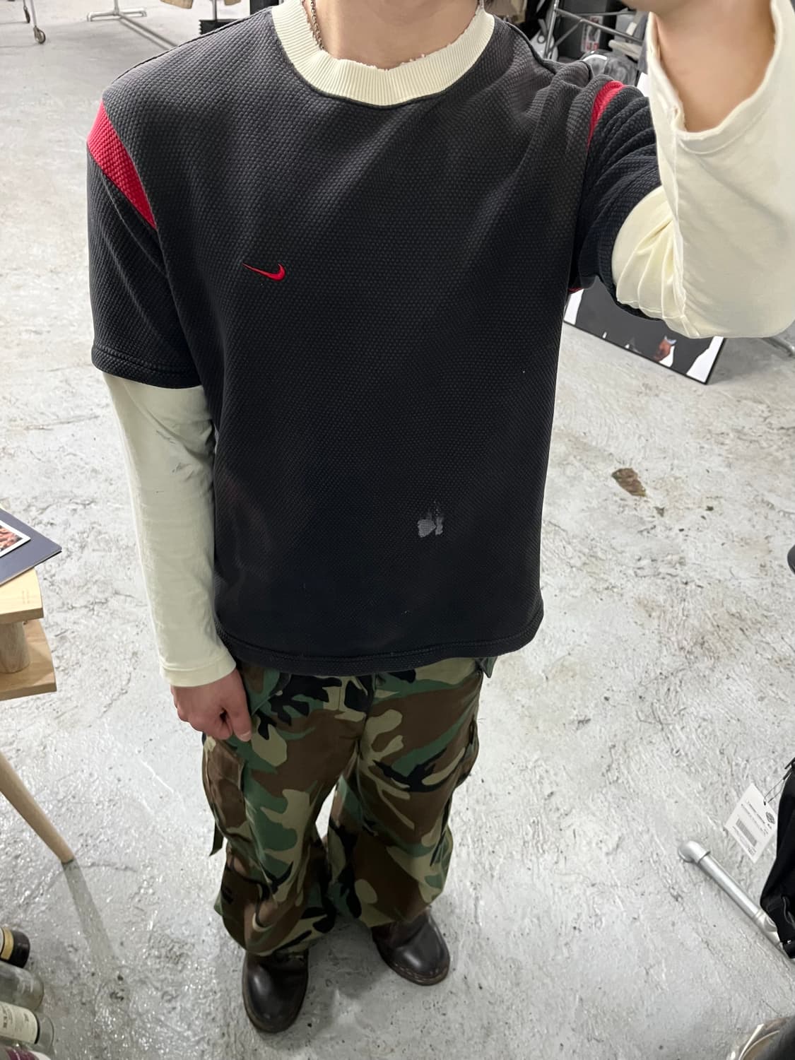 Nike waffle layered long slv 상품이미지4