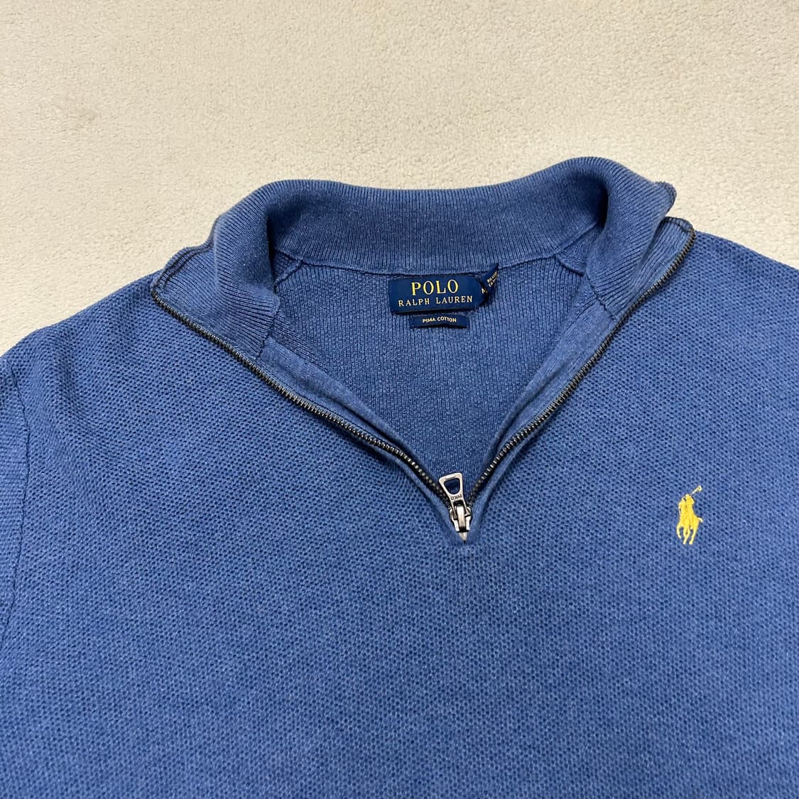Polo half-zip up knit  상품이미지5