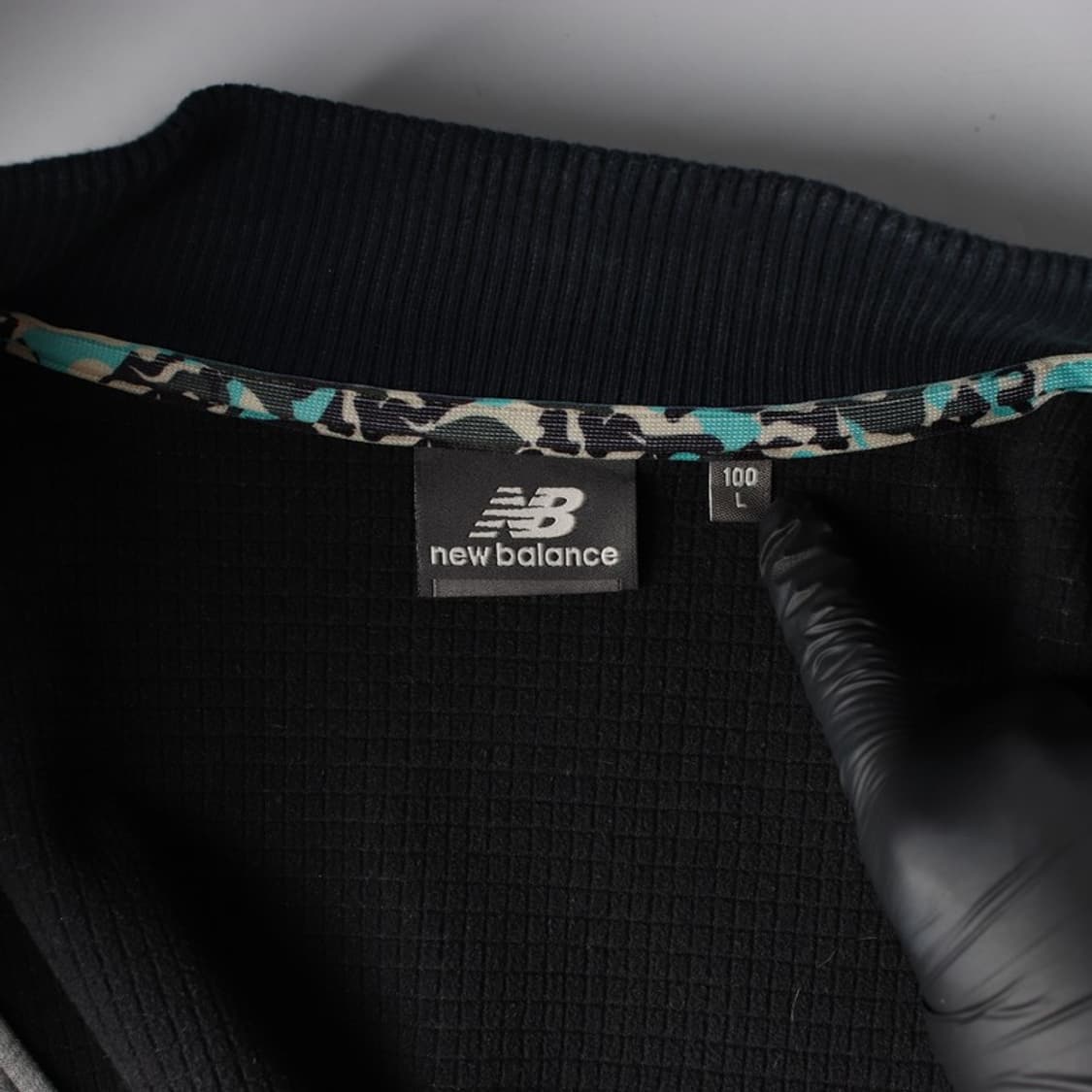 뉴발란스 그레이 배색 집업 자켓 L 상품이미지6