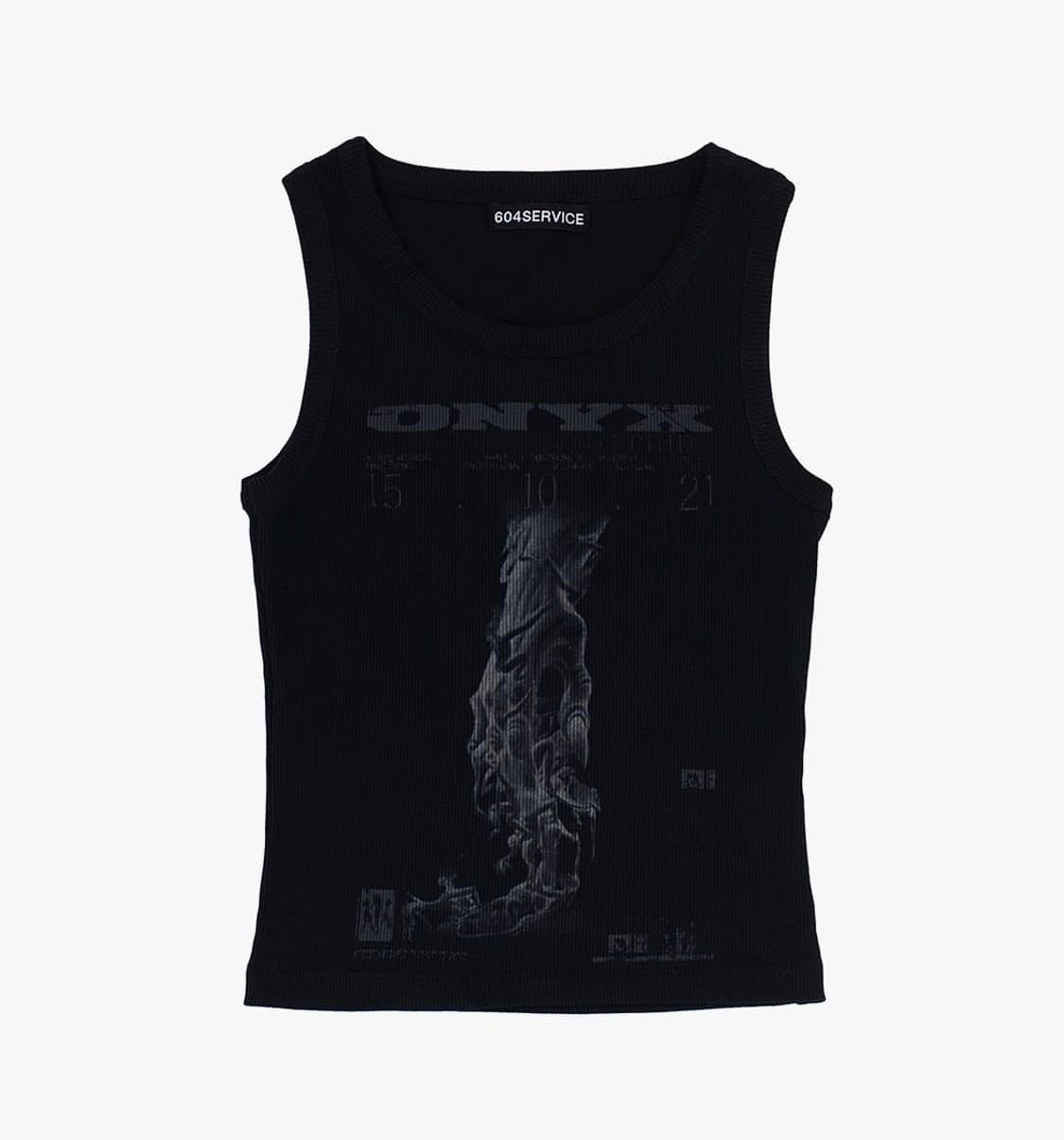 604 service 604 서비스 ONYX SLEEVELESS TOP 상품이미지1