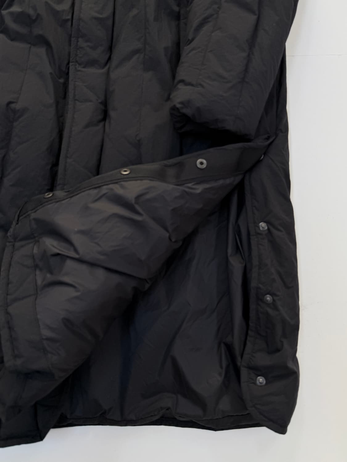 코오롱 블랙 덕다운 롱패딩 상품이미지4