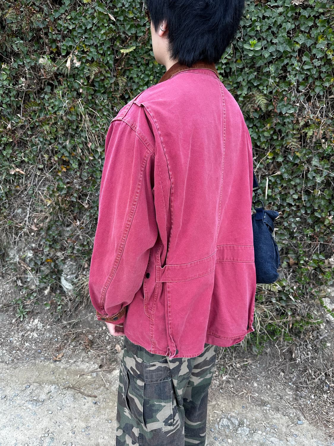 폴로 빈티지 코듀로이 칼라 캔버스 자켓 마젠타 상품이미지7