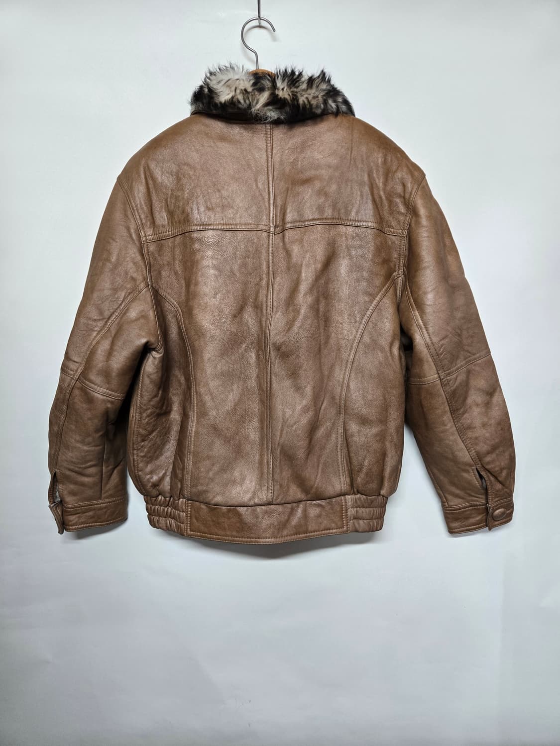 디노 갈루치 양가죽  무스탕 자켓 브라운 105  상품이미지2