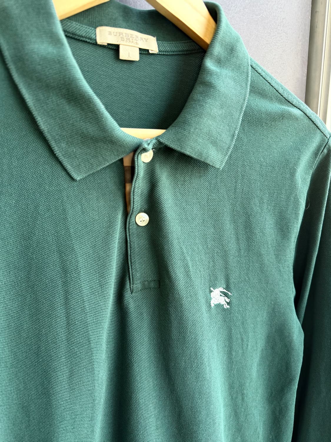 L/ 버버리 기마로고 PK 긴팔 상품이미지5