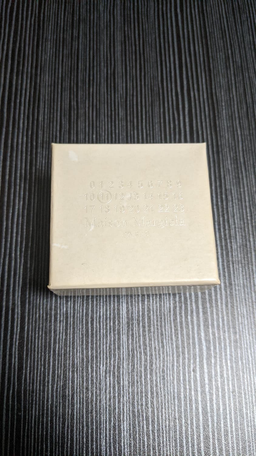 메종 마르지엘라 카브 로고 슬림 실버링 상품이미지2