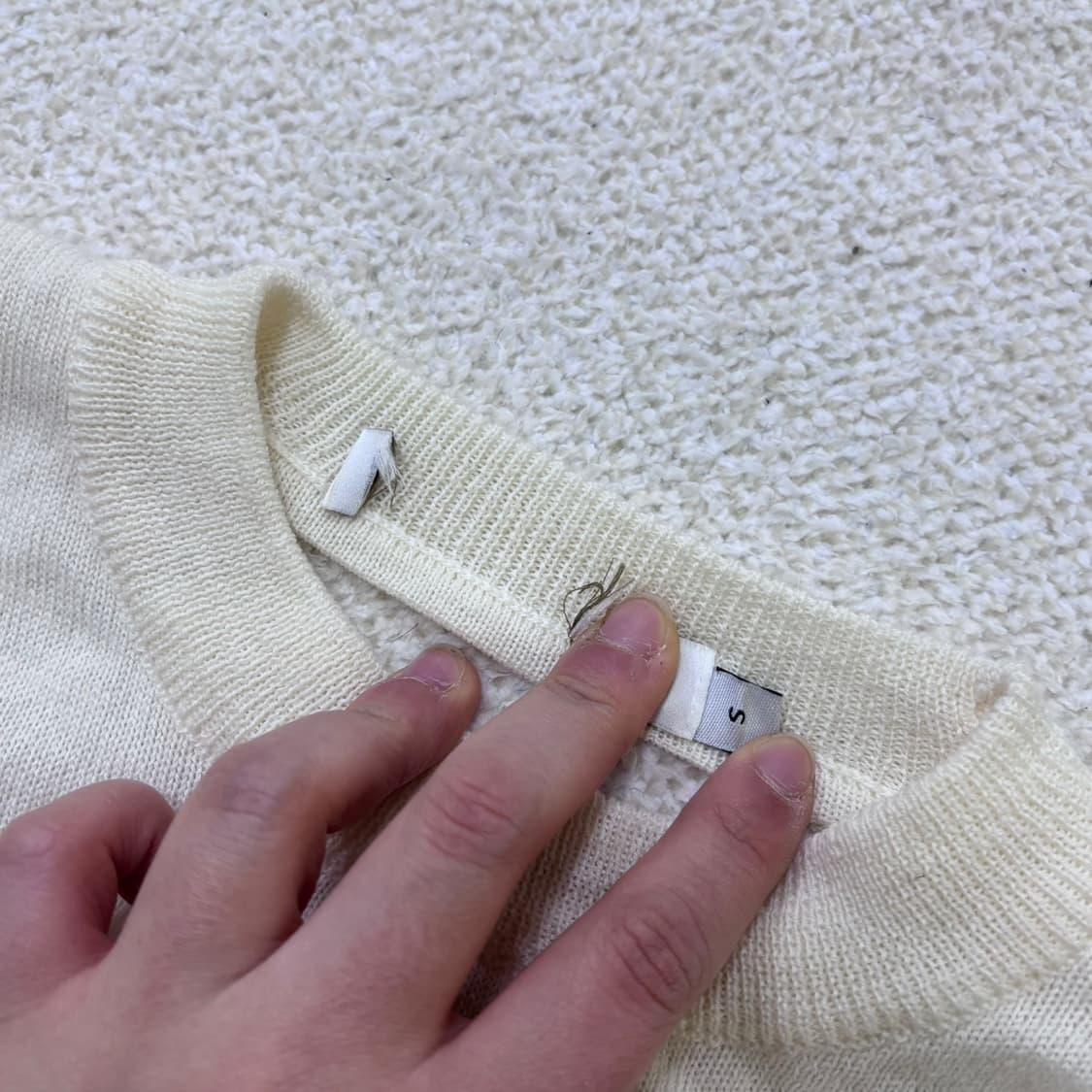 S 빈티지 니트 캐시미어 원피스 0312E 상품이미지3