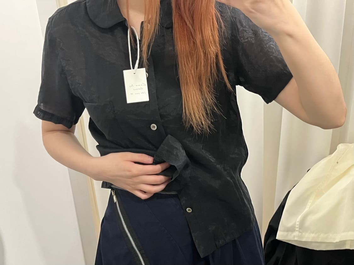 꼼데가르송 블랙 셔츠 상품이미지1