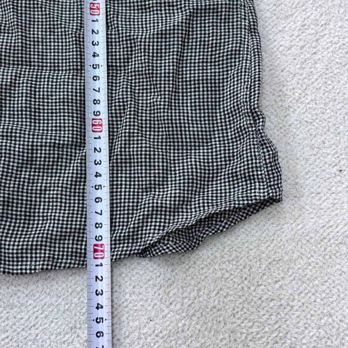 M 라코스테 남성 체크 린넨 셔츠 0310E 상품이미지5