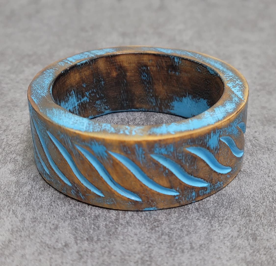 vintage wood bangle 상품이미지6