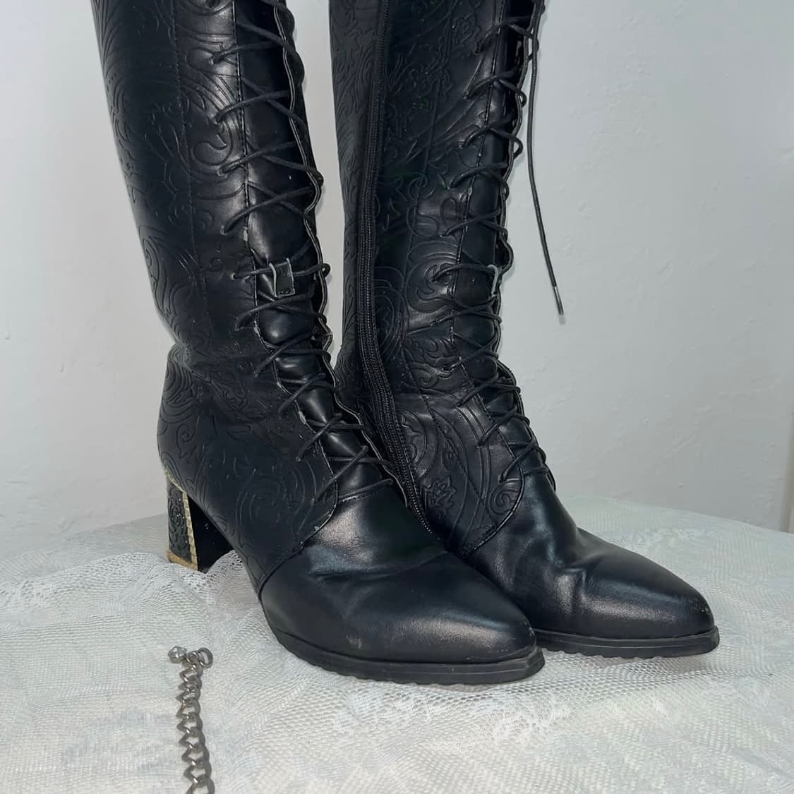 빈티지 고딕 부츠 상품이미지5