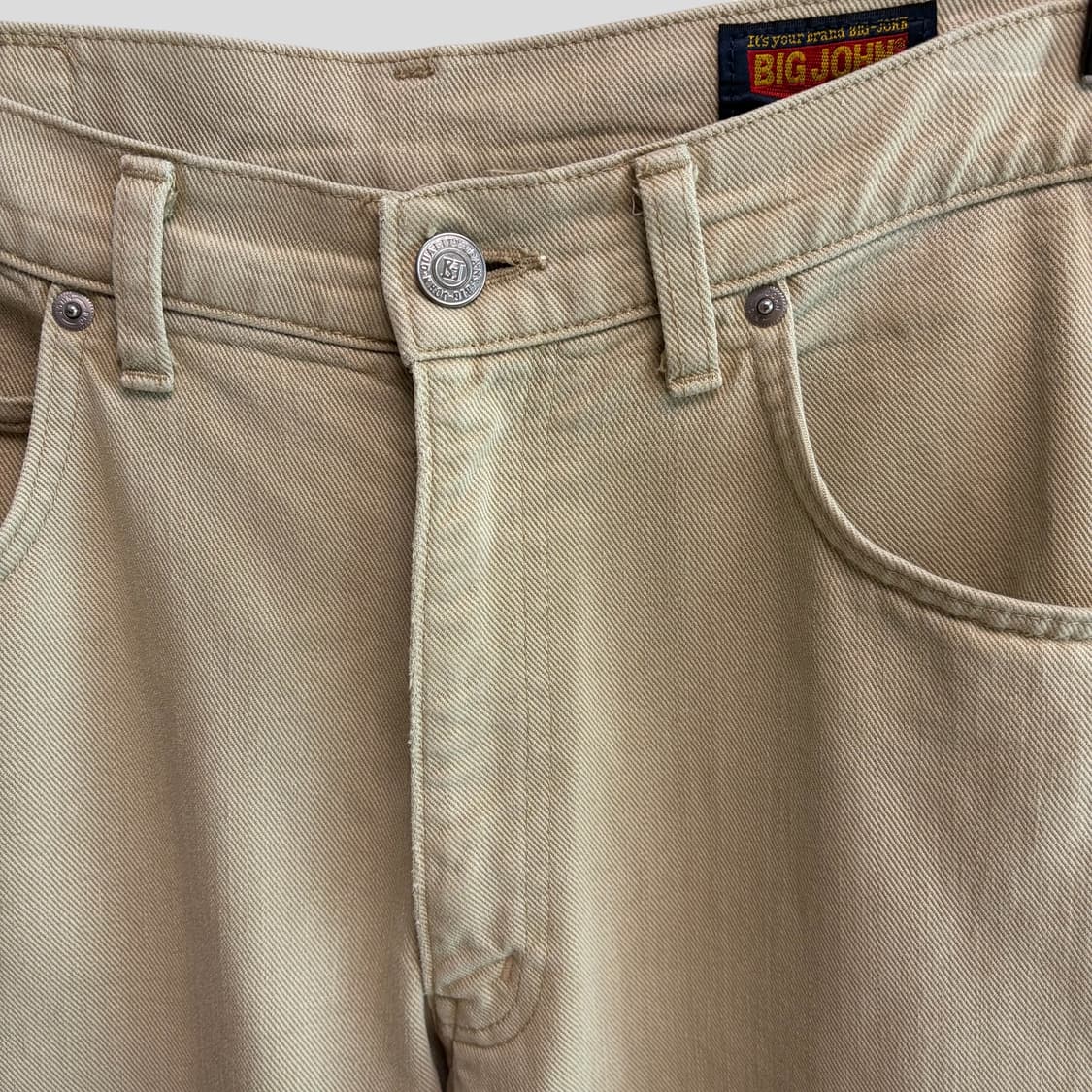 (32)BIG JOHN 빅죤 베이지 데님팬츠 상품이미지3