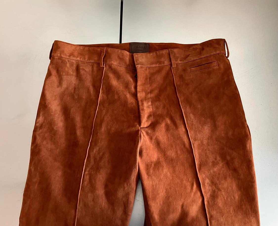 프라다 스웨이드 팬츠 상품이미지2