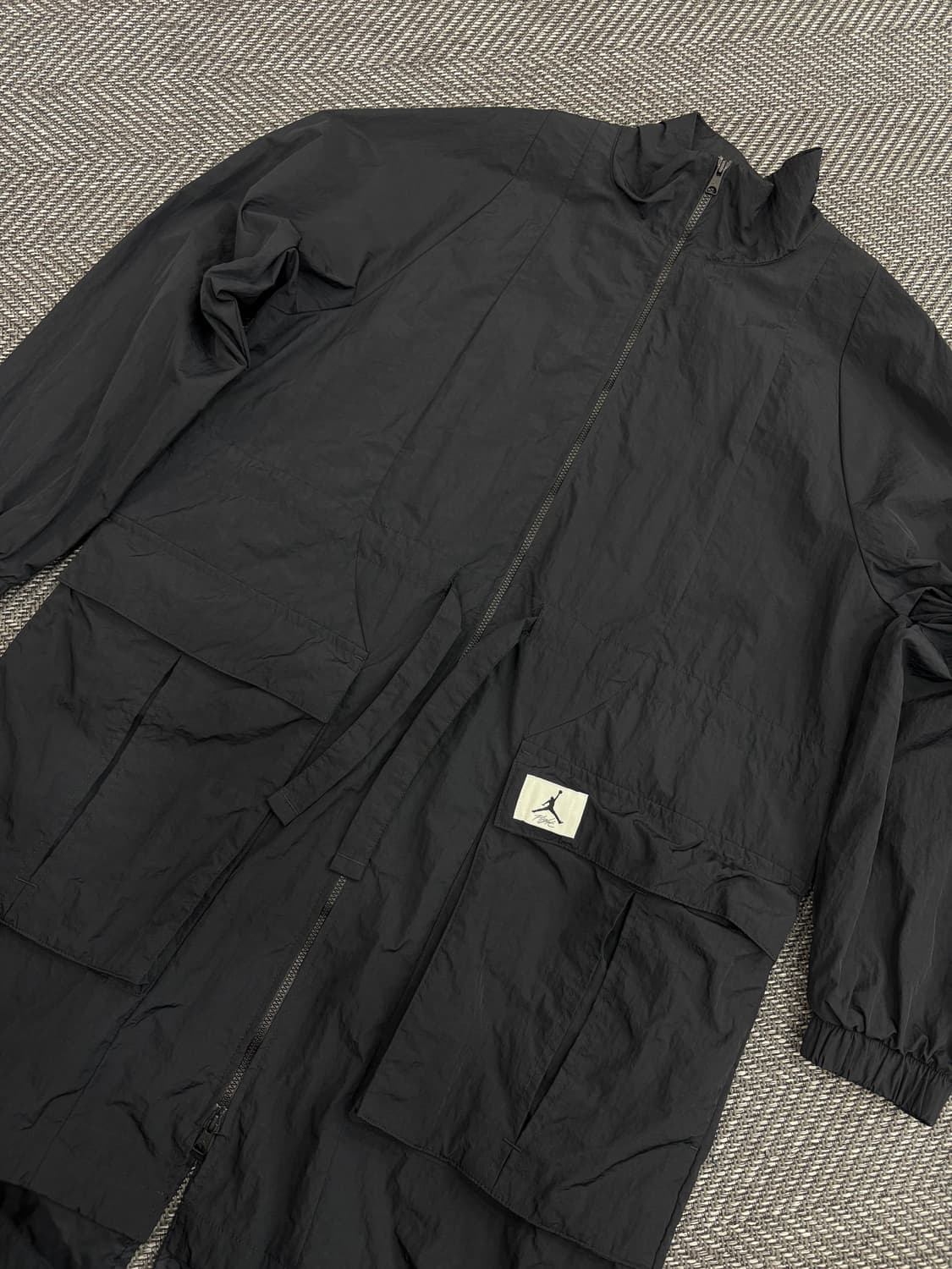 조던 롱 우븐 바람막이 블랙s 상품이미지3