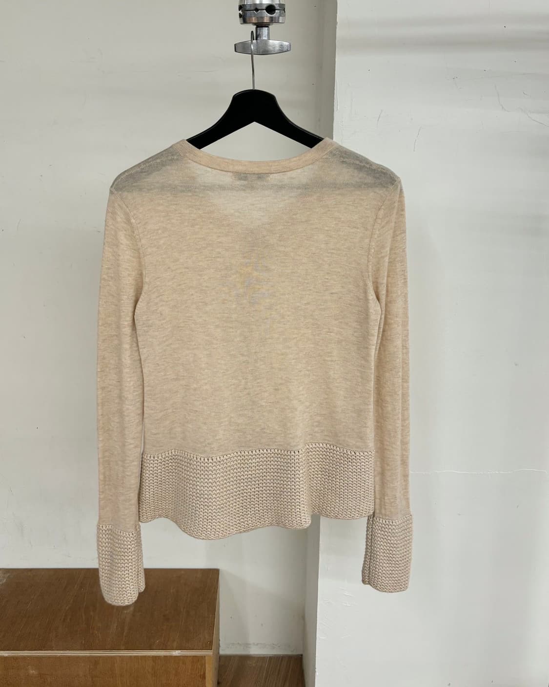 버버리 베이지 니트 가디건  상품이미지5