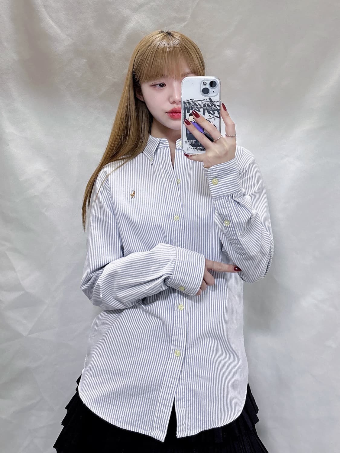 폴로 랄프로렌 포니 스트라이프 셔츠  상품이미지1