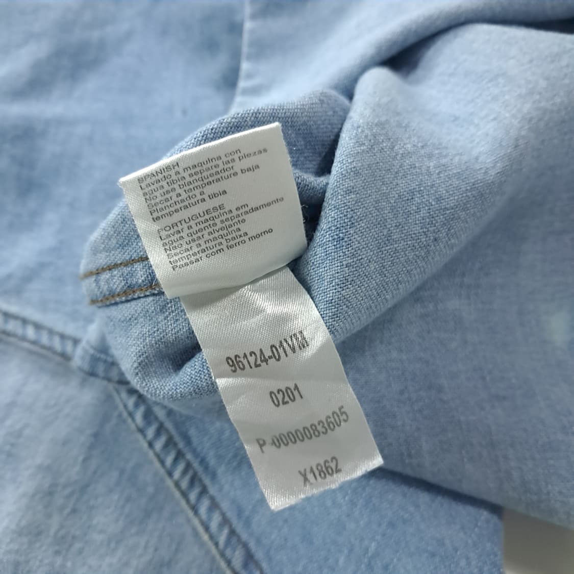 CK451 2XL 할리데이비슨 00s 홍콩판 중청 반팔 데님 셔츠 남방 상품이미지8