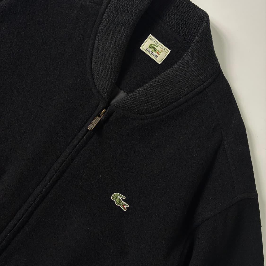 Lacoste  라코스테 90,s 울 블랙 블루종 자켓  상품이미지3