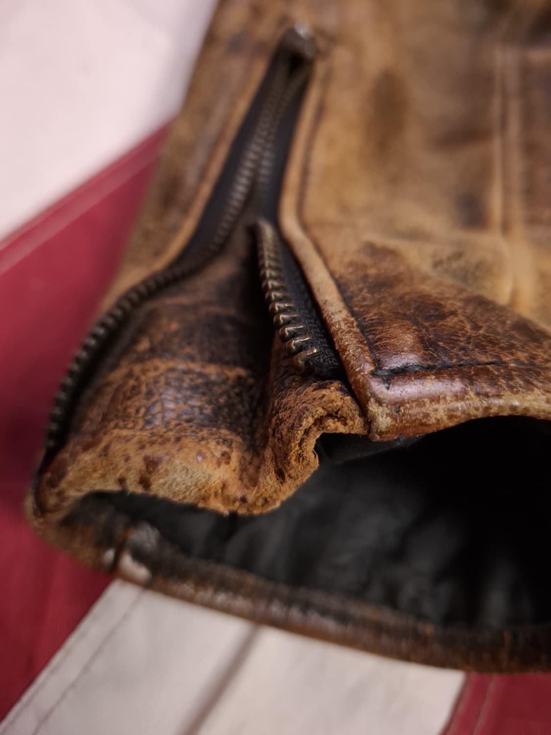 오리지날 빈티지 G.S.C 리얼레더 라이더자켓 상품이미지8