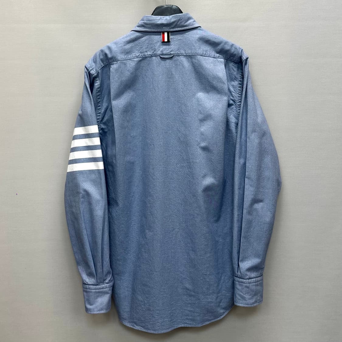 톰브라운 4바 스트라이프 솔리드 플란넬 셔츠 ( 4 ) 상품이미지4