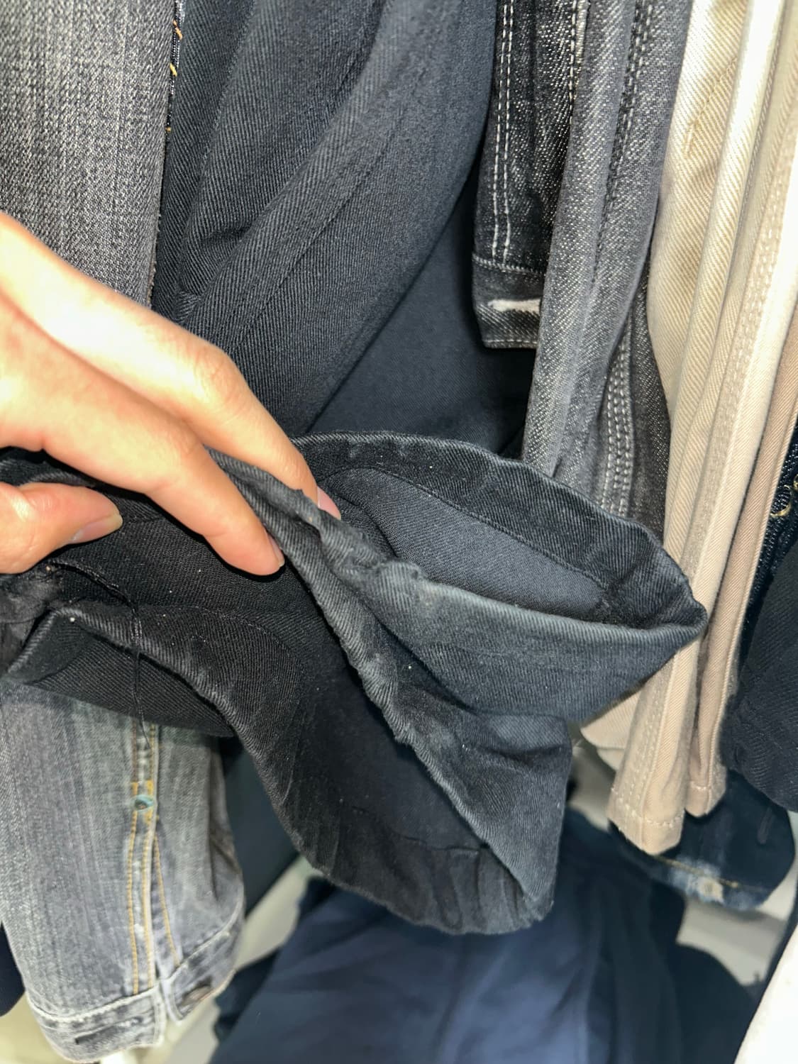 Nonnod flare pants black 1 상품이미지2