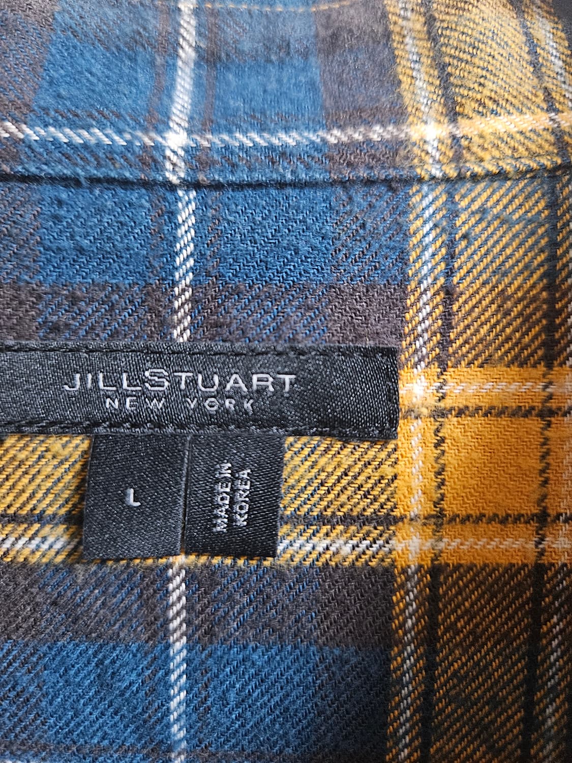 [L] 질스튜어트 뉴욕 체크셔츠 팝니다 상품이미지2