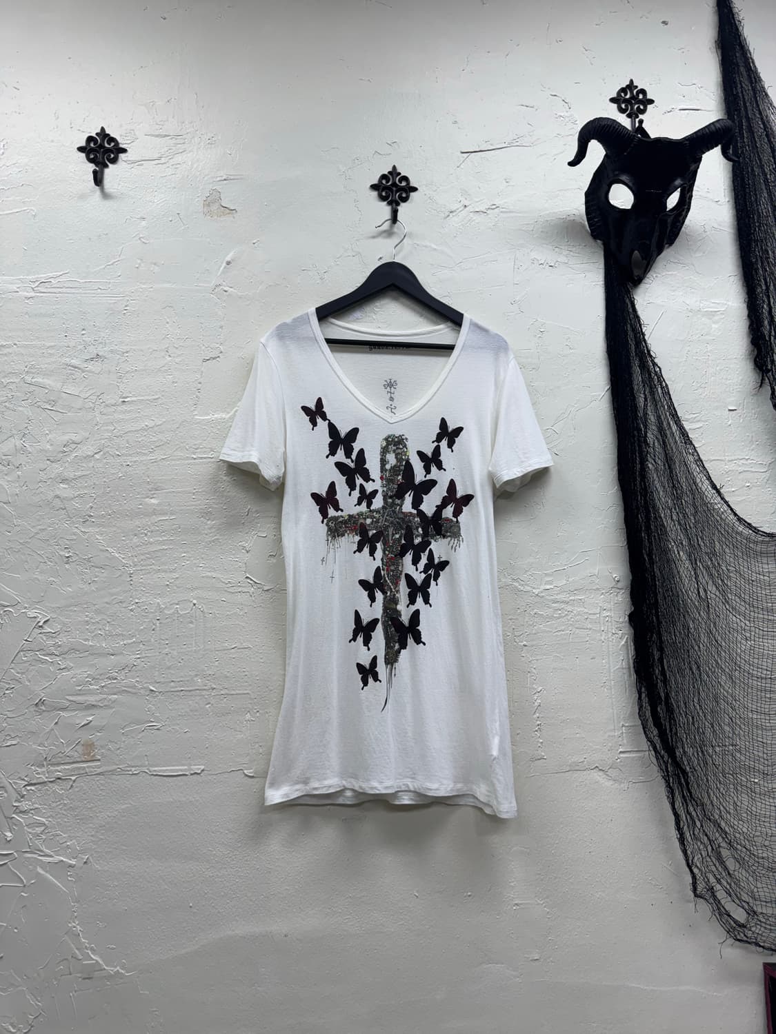 Kmrii x gunda 00s archive cross t shirts 상품이미지2