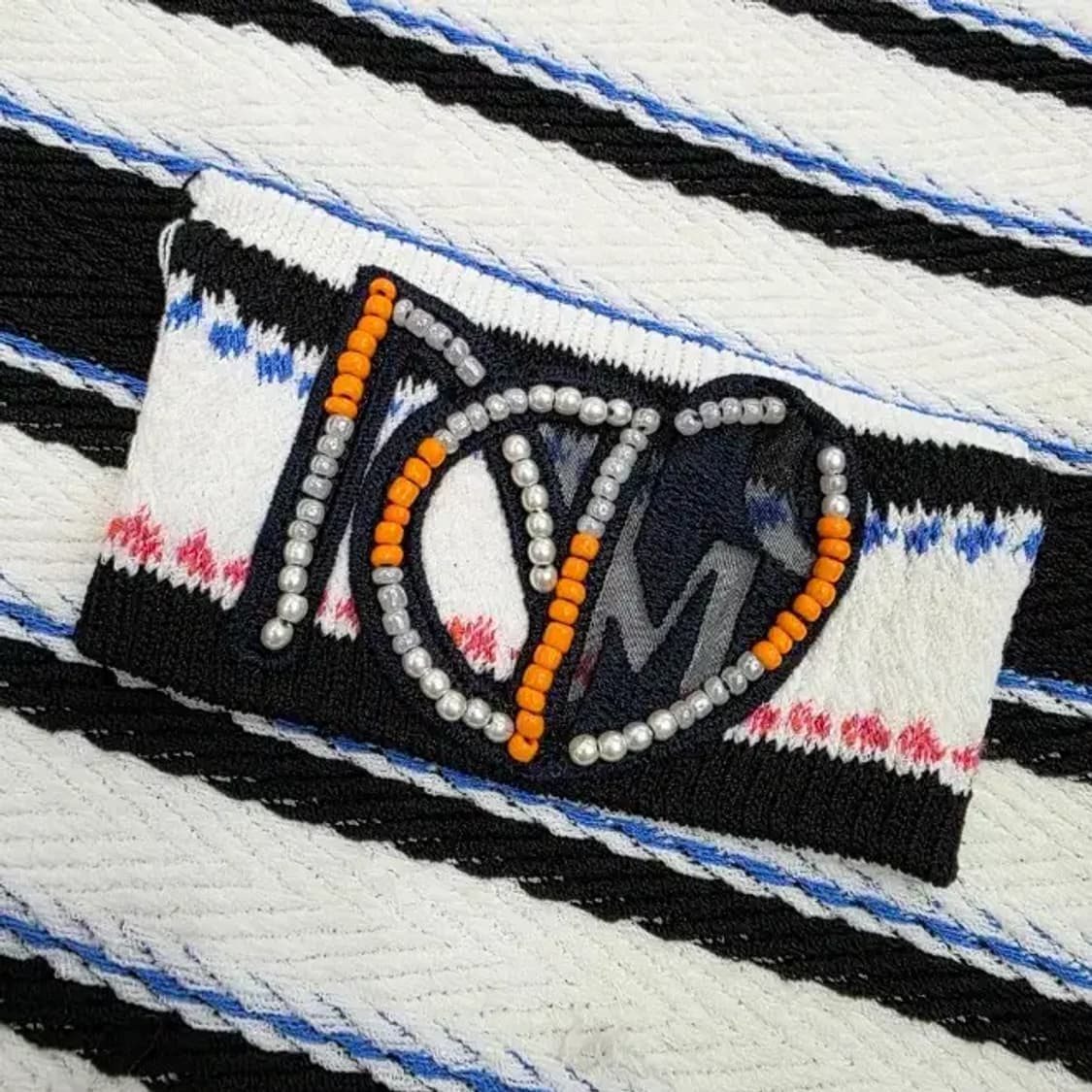 한섬 마인(MINE) 배색 니트 원피스 F 상품이미지4