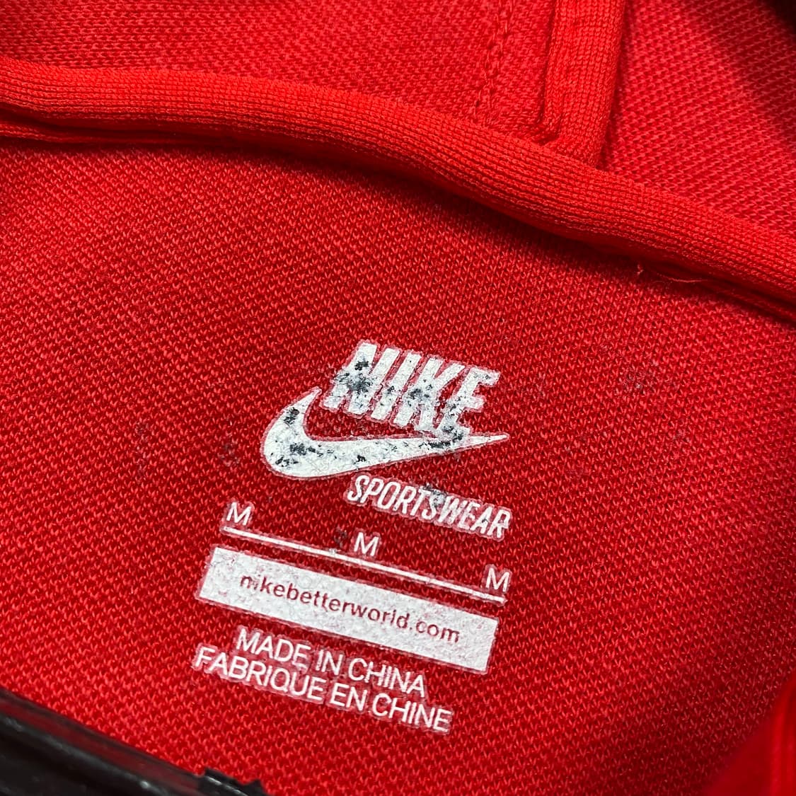 나이키 빨강 올드스쿨 져지 트랙탑 상품이미지3