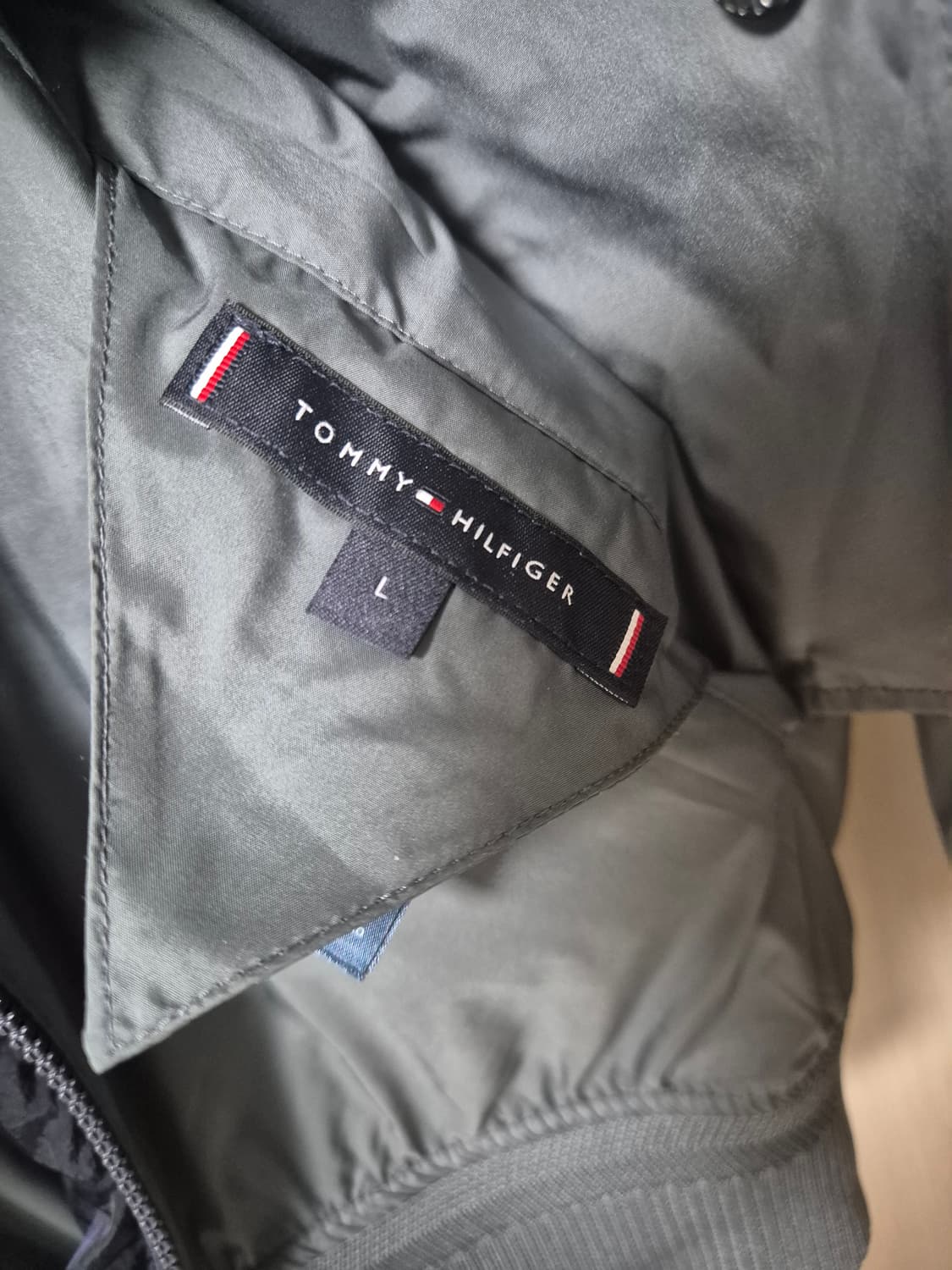 (20년) 타미 힐피거 봄버 자켓 라지 블루종 리버시블 해링턴 상품이미지6