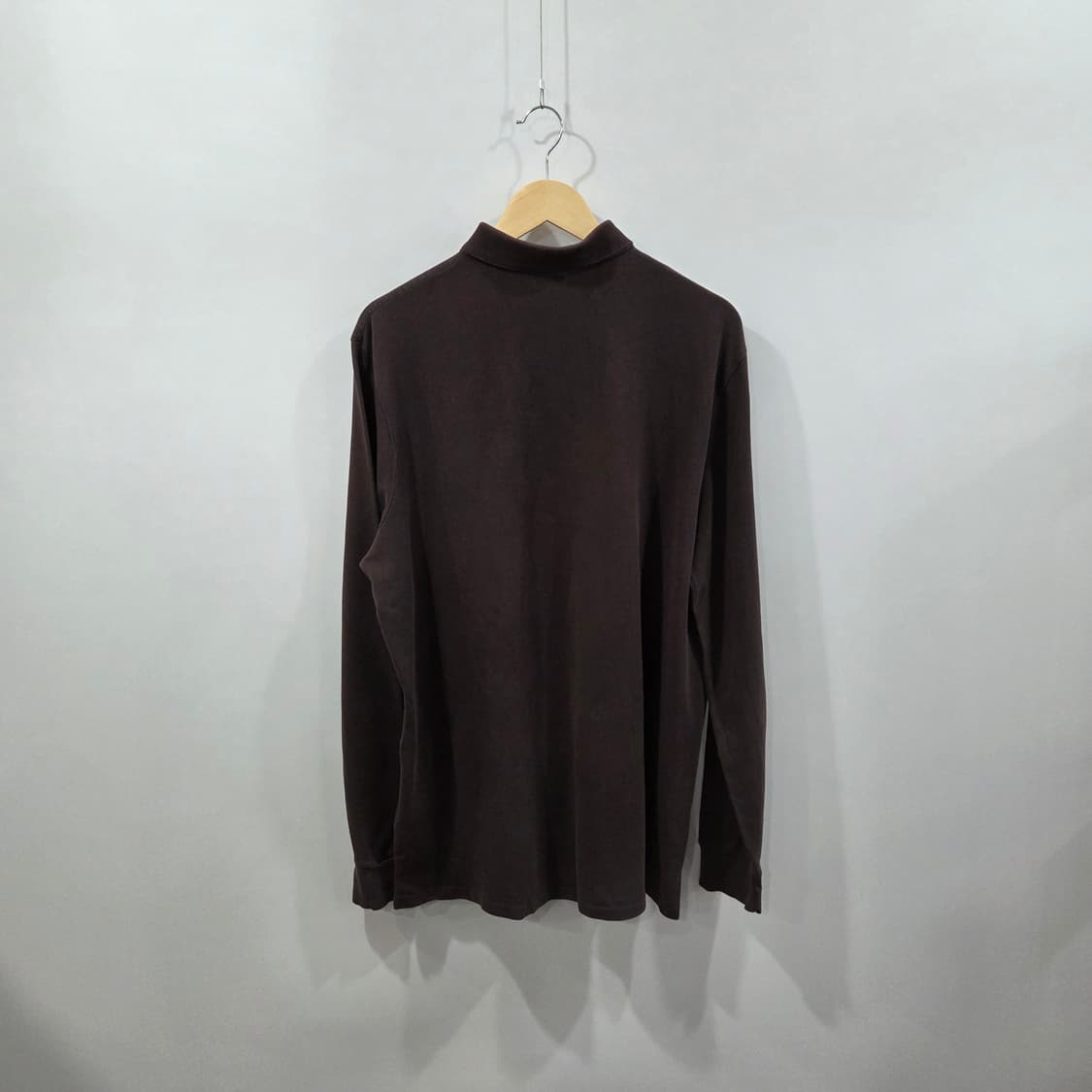 폴로랄프로렌 PK 브라운 롱슬리브 카라티 XL 상품이미지5