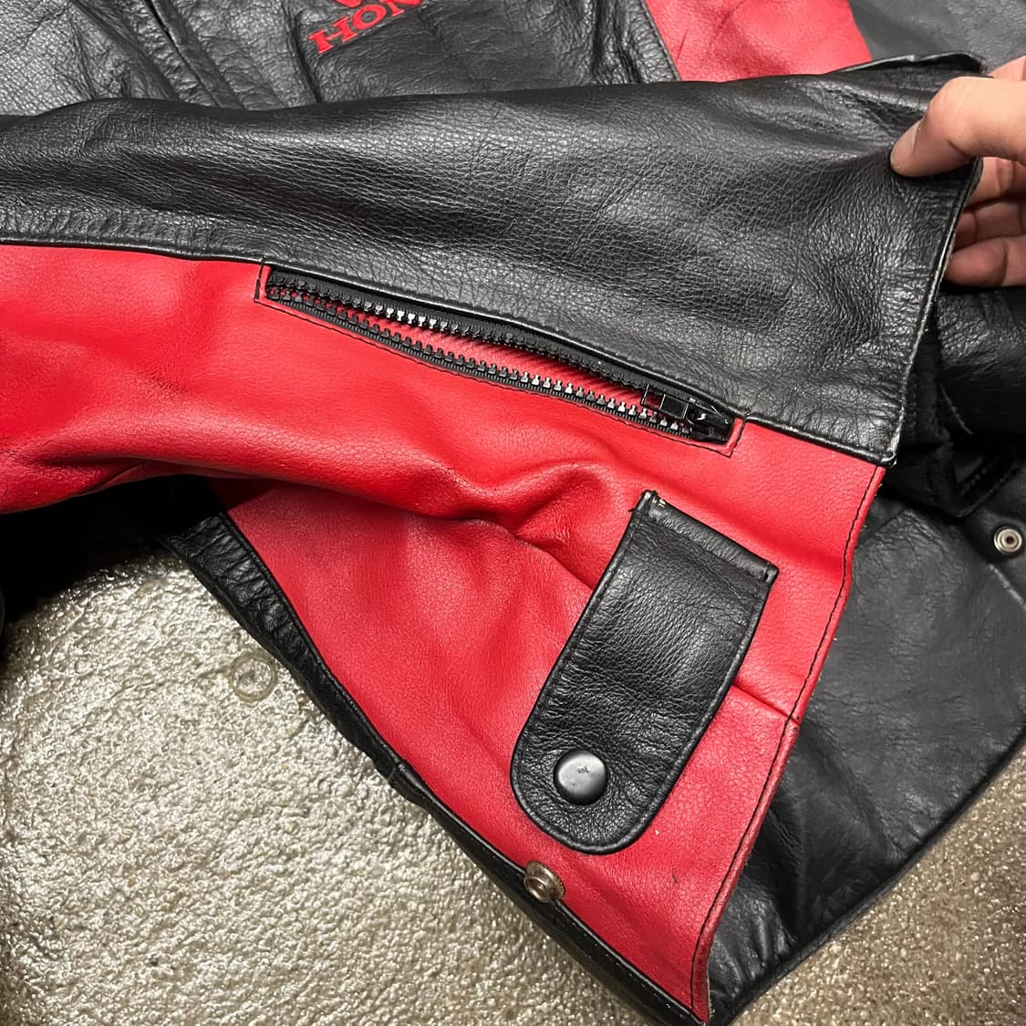 혼다 가죽 라이더 자켓 (90) 상품이미지4