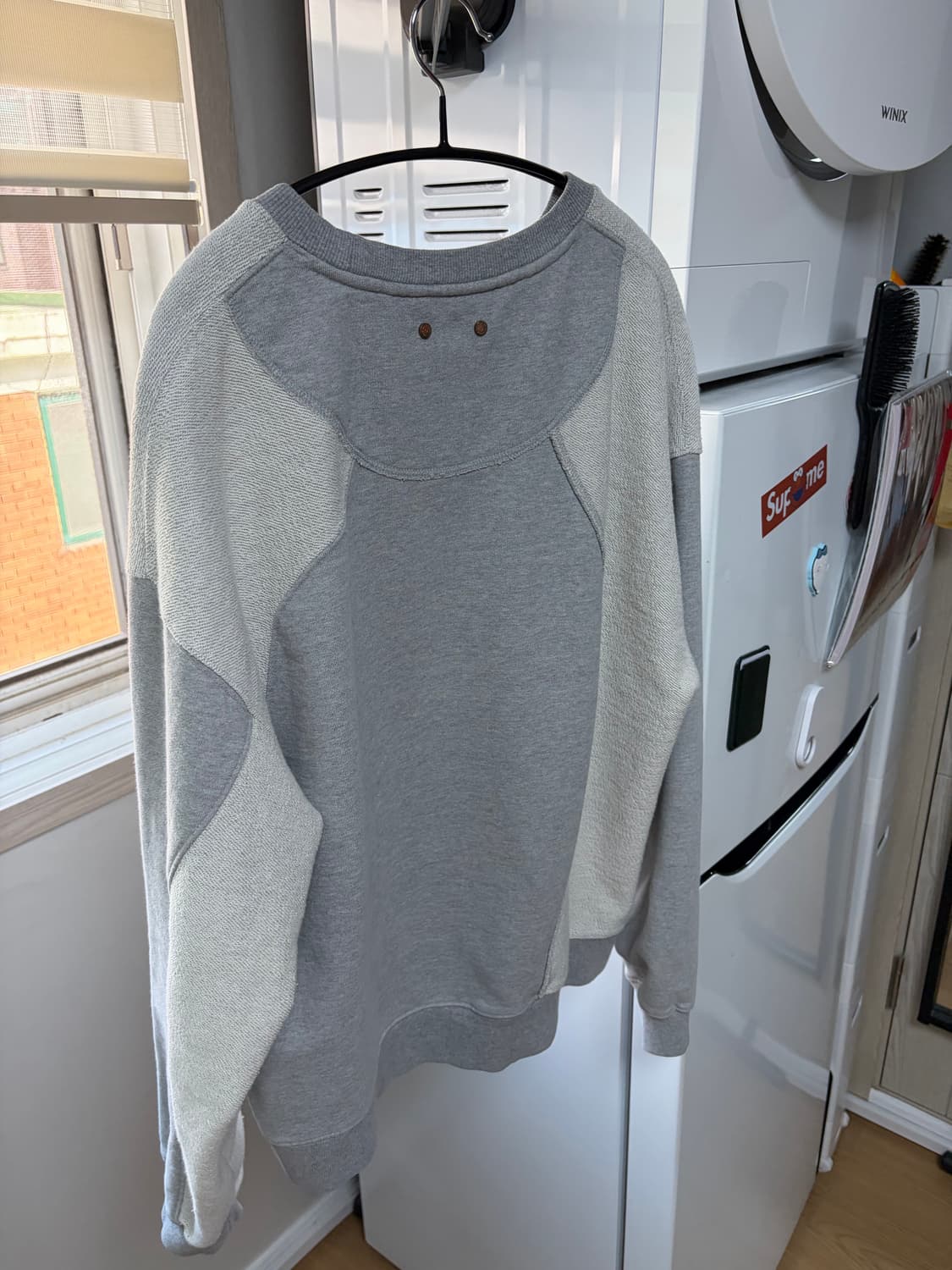 앤더슨벨 커브드 셔츠 그레이 XL 상품이미지2