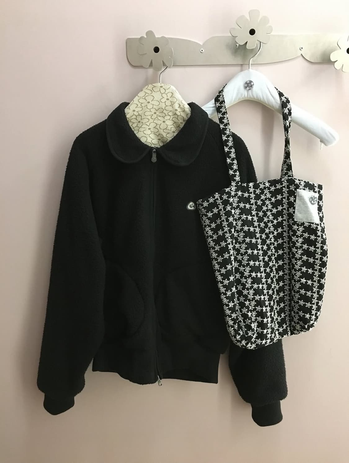 코이세이오 라운드 칼라 플리스 자켓 상품이미지4