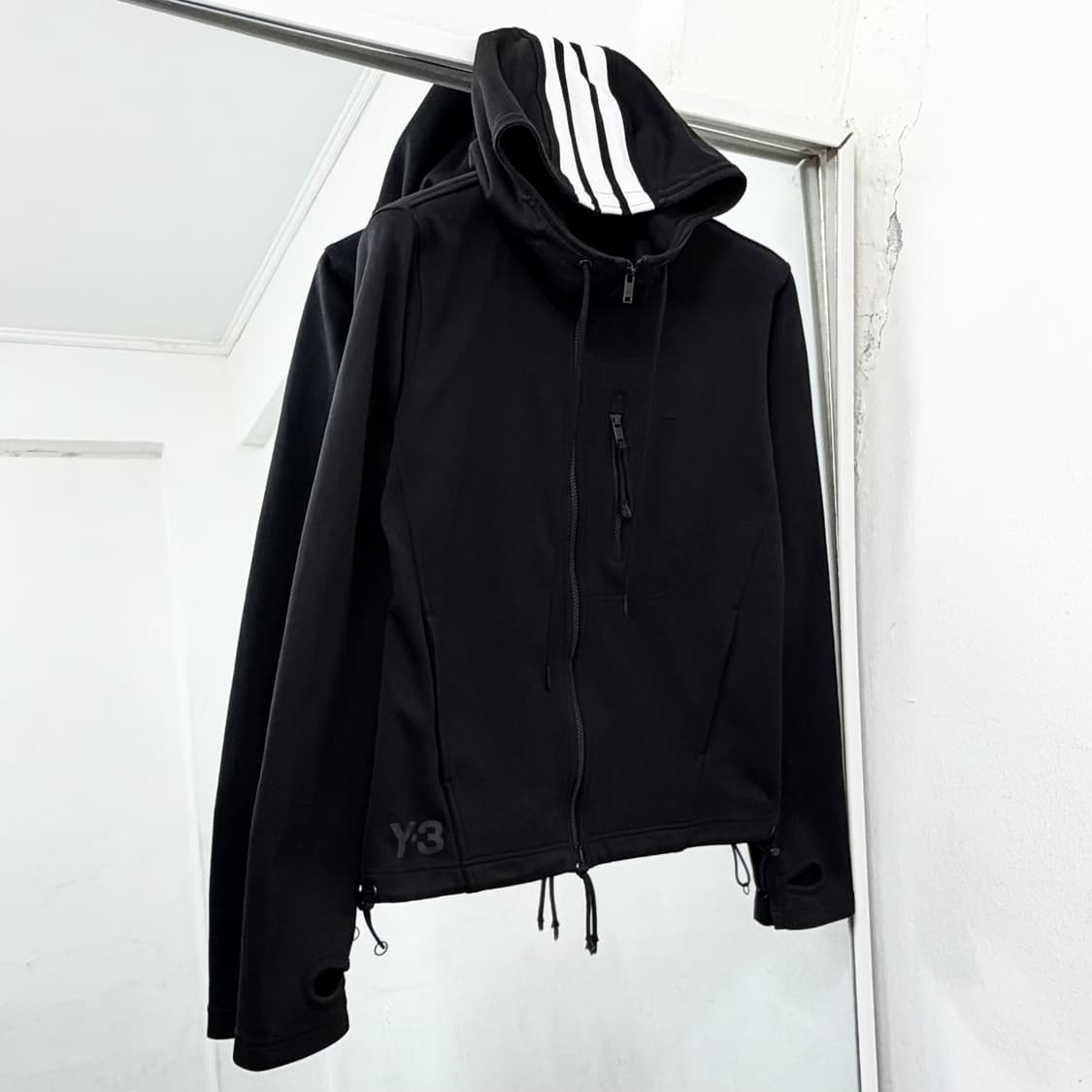 Y-3 요지 야마모토 투웨이 테크 후드 집업 상품이미지4