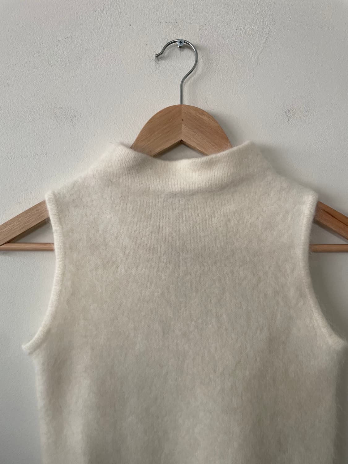 vintage angora half neck sleeveless knit 상품이미지2