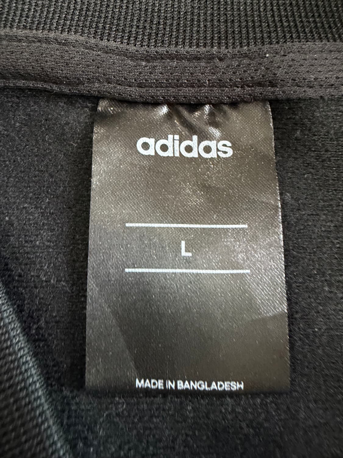 아디다스 블랙 져지 L 상품이미지3