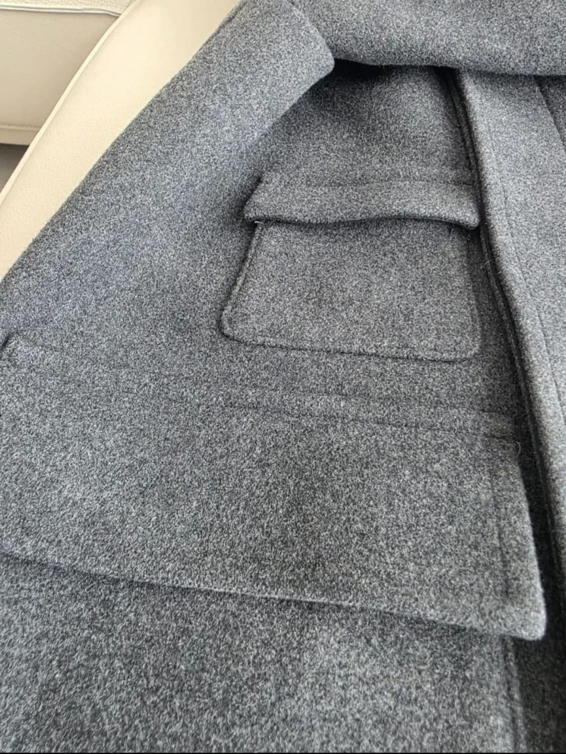 [40] 21FW 캡틴선샤인 트래블러 발마칸 코트 다크그레이 상품이미지4