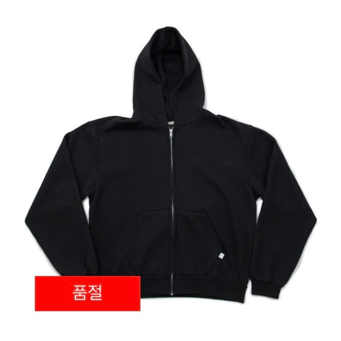 77c 클라우드 후드집업 블랙 M 상품이미지1