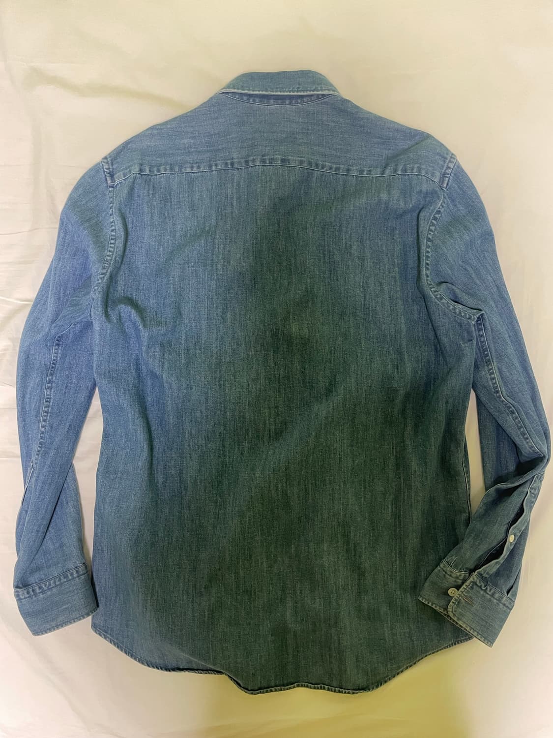 아르켓 맨즈 레귤러핏 데님 셔츠 상품이미지2