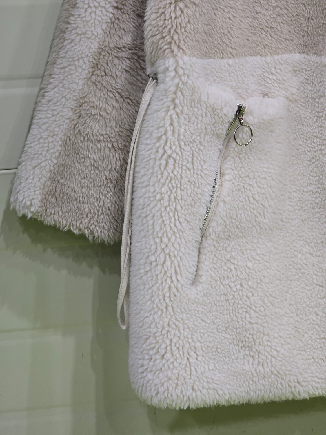 양털 뽀글이 집업 코트 UNISEX M 상품이미지2