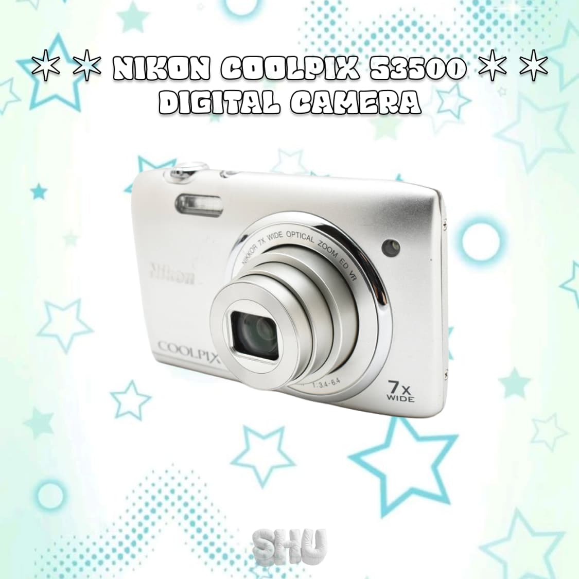 니콘 쿨픽스 S3500 빈티지 디카 실버  상품이미지4