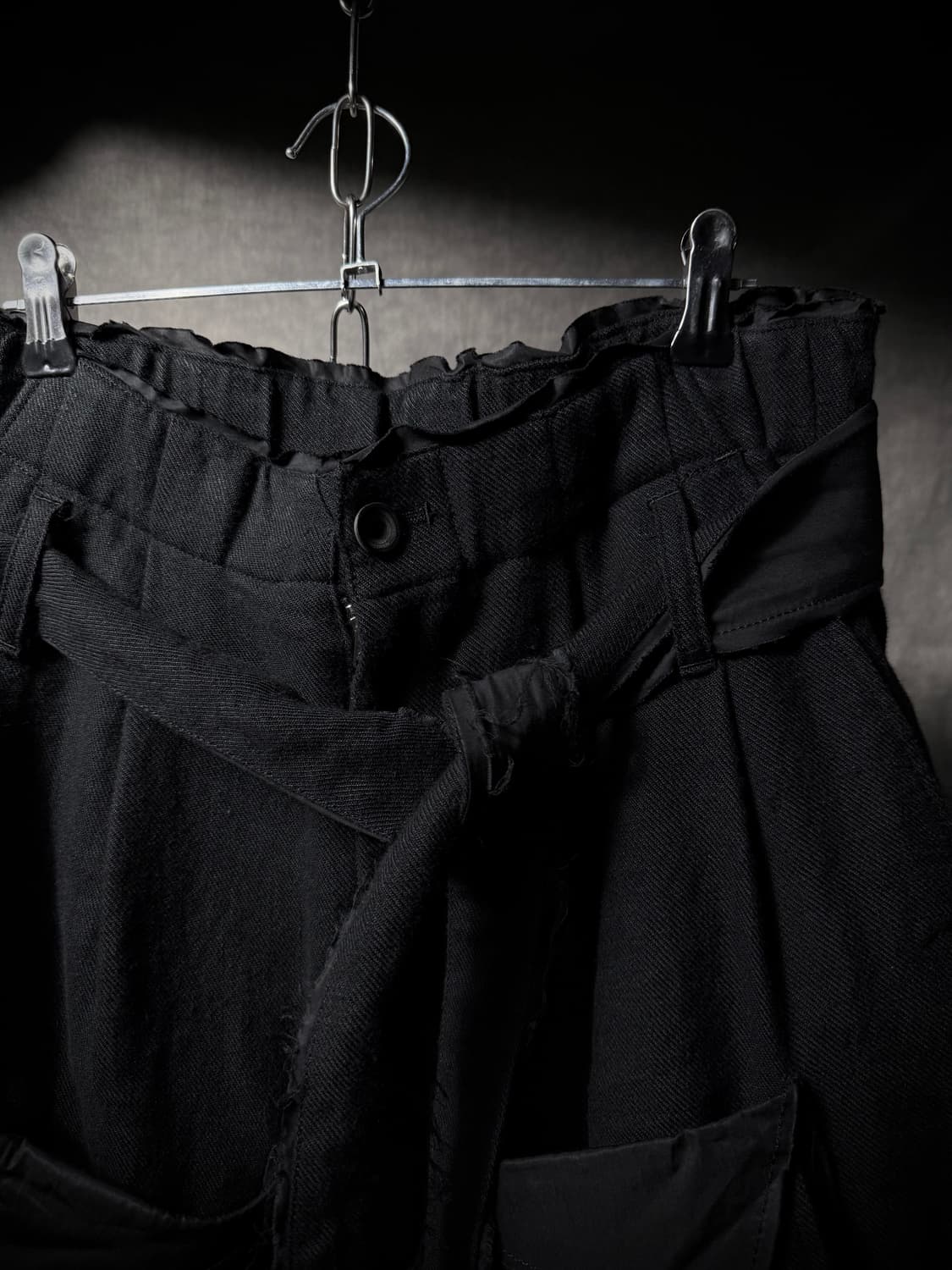 Leh Linen Wool Belted Wide Pants 상품이미지5