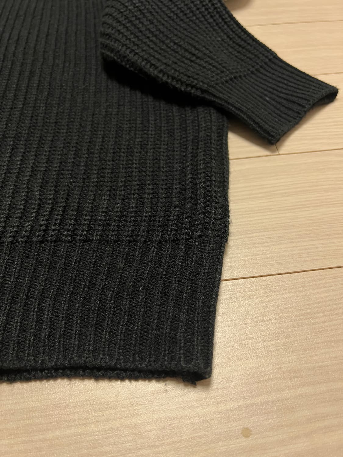 랄프로렌 와플 니트 스웨터 블랙 / 클래식로고 상품이미지6