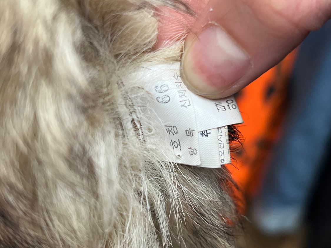 90s Real Lamb Fur Coat Rea Shearling Mix 상품이미지7