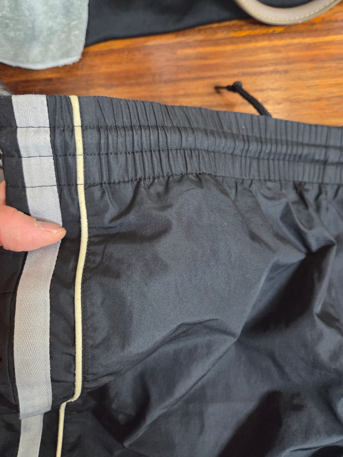 나이키 올드스쿨 00s 밑단 사이드버튼 방풍 트랙팬츠 xl 대략 33 상품이미지8