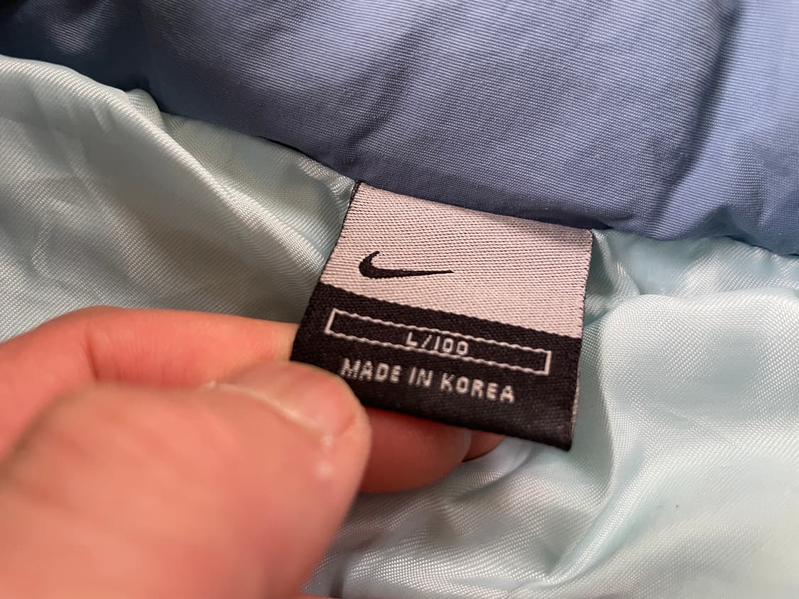 나이키 스카이블루 뉴챔프 올드스쿨 패딩  J03515 상품이미지5