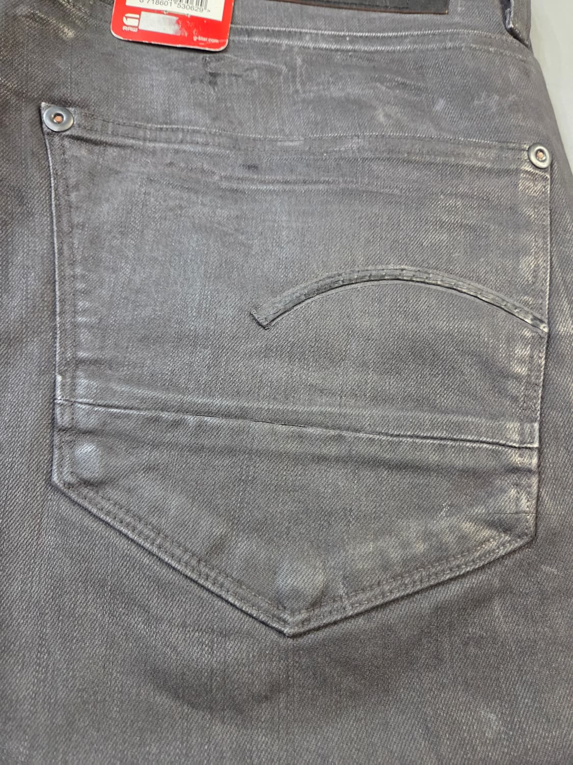 G-Star RAW 블랙 코팅 데님 바지(W33/L32) 상품이미지5